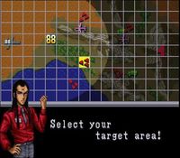 une photo d'Ã©cran de U.N. Squadron sur Nintendo Super Nes